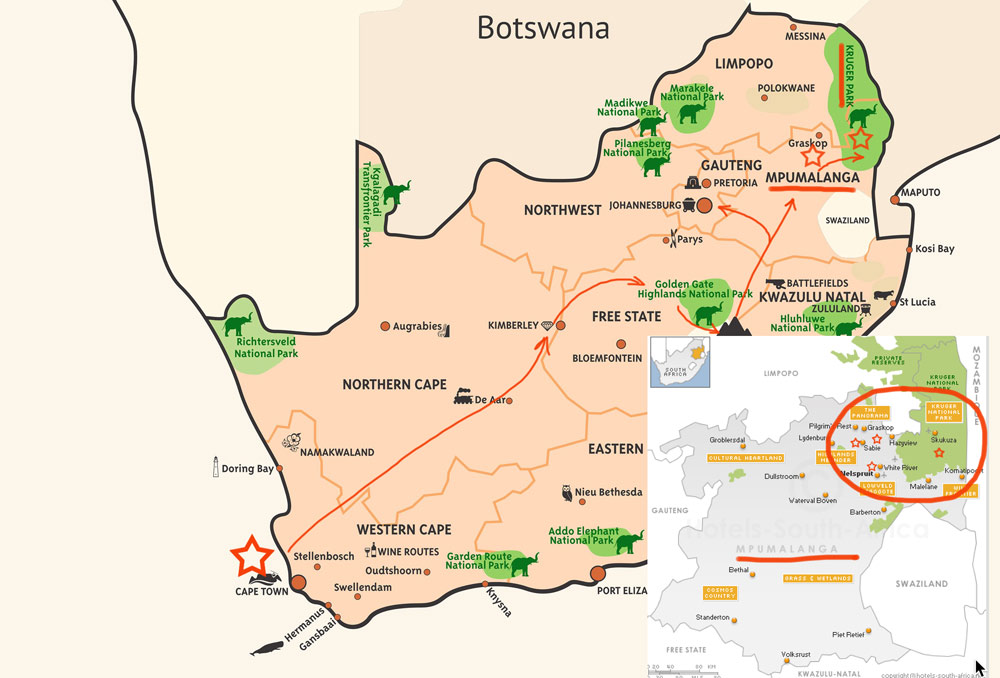 MPUMALANGA MAPKA